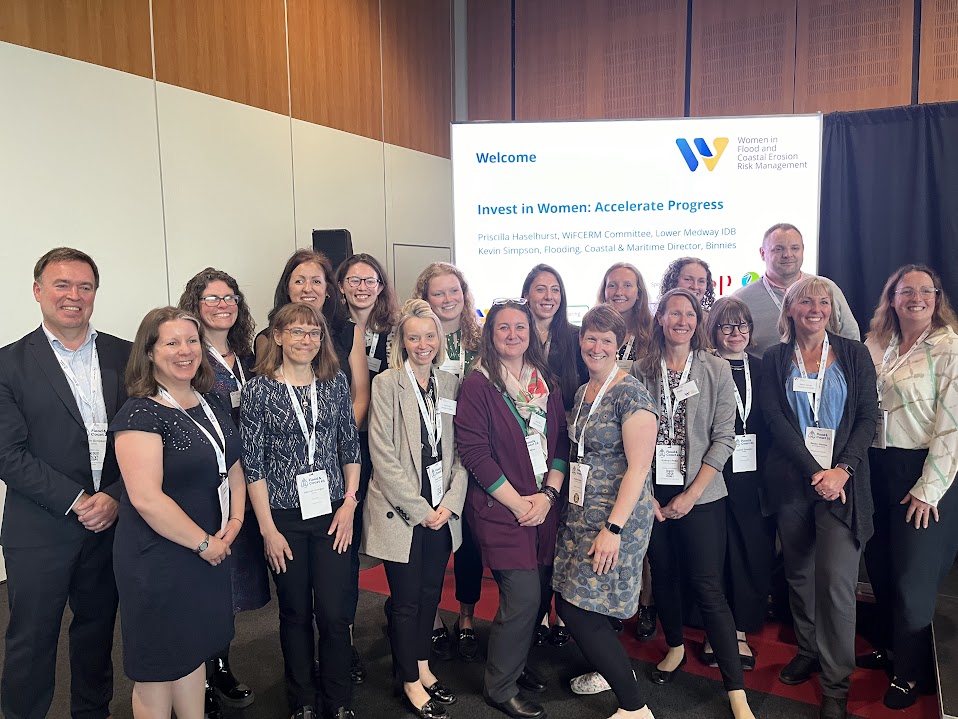 Photo of the WiFCERM committee and speakers at the Women in FCERM networking event